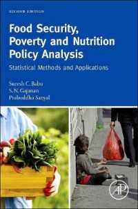 Food Security， Poverty， and Nutrition Policy Analysis: Statistical Methods and Applications