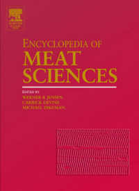 食肉科学百科事典（全3巻）<br>Encyclopedia of Meat Sciences (3-Volume Set) (Encyclopedia of Meat Sciences Series)