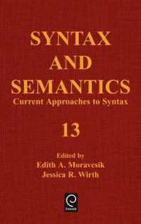 Syntax and Semantics (Syntax and Semantics) 〈13〉