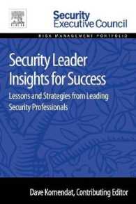 Security Leader Insights for Success : Lessons and Strategies from Leading Security Professionals