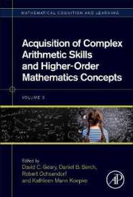 Acquisition of Complex Arithmetic Skills and Higher-Order Mathematics Concepts (Mathematical Cognition and Learning (Print))