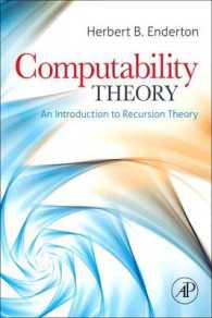 Computability Theory : An Introduction to Recursion Theory （Reprint）