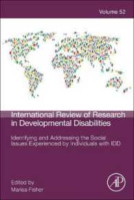 Identifying and Addressing the Social Issues Experienced by Individuals with IDD (International Review of Research in Developmental Disabilities)