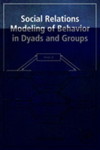 二者・集団行動の社会関係モデリング<br>Social Relations Modeling of Behavior in Dyads and Groups