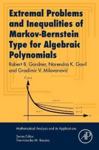 Extremal Problems and Inequalities of Markov-Bernstein Type for Algebraic Polynomials (Mathematical Analysis and its Applications)