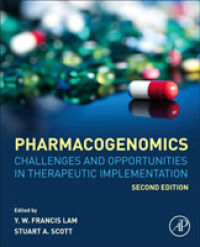 ゲノム薬理学（第２版）<br>Pharmacogenomics : Challenges and Opportunities in Therapeutic Implementation （2ND）