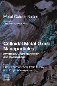 Colloidal Metal Oxide Nanoparticles : Synthesis, Characterization and Applications (Metal Oxides)