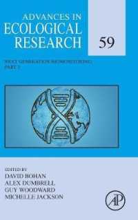 Next Generation Biomonitoring: Part 2 (Advances in Ecological Research)