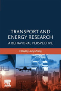Transport and Energy Research : A Behavioral Perspective / Zhang