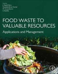 食品廃棄物を有用な資源に：応用と管理<br>Food Waste to Valuable Resources : Applications and Management