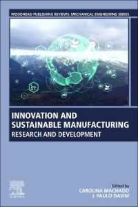 Innovation and Sustainable Manufacturing : Research and Development (Woodhead Publishing Reviews: Mechanical Engineering Series)