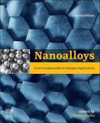ナノ合金（第２版）<br>Nanoalloys : From Fundamentals to Emergent Applications （2ND）