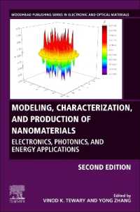 Modeling, Characterization, and Production of Nanomaterials : Electronics, Photonics, and Energy Applications (Woodhead Publishing Series in Electronic and Optical Materials) （2ND）