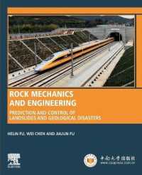 Rock Mechanics and Engineering : Prediction and Control of Landslides and Geological Disasters (Woodhead Publishing Series in Civil and Structural Engineering)