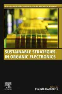 Sustainable Strategies in Organic Electronics (Woodhead Publishing Series in Electronic and Optical Materials)