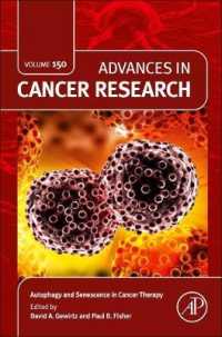 Autophagy and Senescence in Cancer Therapy (Advances in Cancer Research)