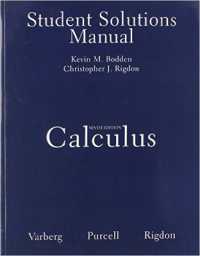 Student Solutions Manual for Calculus （9TH）