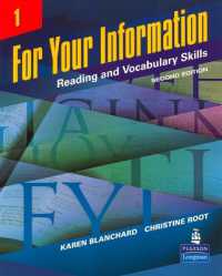 For Your Information 1: Reading and Vocabulary Skills (Student Book and Classroom Audio CDs) （2ND）