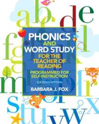 Phonics and Word Study for the Teacher of Reading : Programmed for Self-Instruction （11TH）