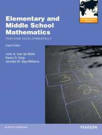 Elementary and Middle School Mathematics : Teaching Developmentally: International Edition （8TH）