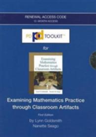Pdtoolkit - 12-month Extension Standalone Access Card (Cs Only) - for Examining Mathematics Practice through Classroom Artifacts -- Online resource