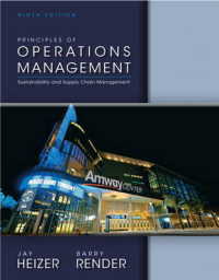 Principles of Operations Management : Sustainability and Supply Chain Management （9TH）