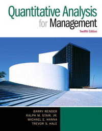 経営のための定量分析（第１２版・テキスト）<br>Quantitative Analysis for Management （12TH）