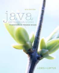 Java Software Solutions : Foundations of Program Design （8 PAP/PSC）