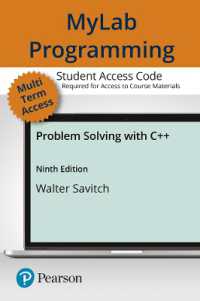 Programming with C++ Myprogramminglab with Pearson Etext Access Card （9 PSC）