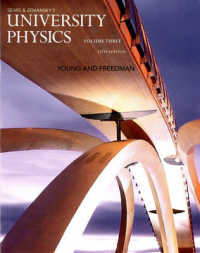Sears and Zemansky's University Physics 〈3〉 （14TH）
