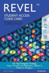 Psychological Testing Revel Access Code : History， Principles， and Applications