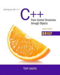 Starting Out with C++ from Control Structures through Objects （8 PAP/PSC）
