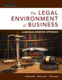 Legal Environment of Business, the : A Critical Thinking Approach （8TH）