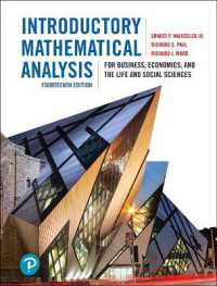 Introductory Mathematical Analysis for Business, Economics, and the Life and Social Sciences （14TH）