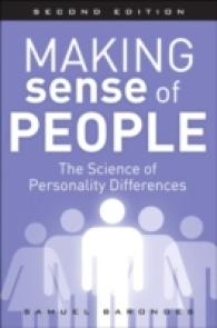 Making Sense of People : The Science of Personality Differences （2ND）