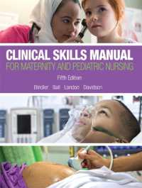 Clinical Skills Manual for Maternity and Pediatric Nursing （5TH）