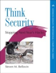 Thinking Security : Stopping Next Year's Hackers (Addison-wesley Professional Computing Series)