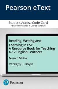 Reading, Writing, and Learning in ESL Pearson Etext Access Code