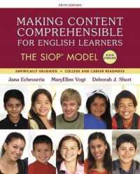 Making Content Comprehensible for English Learners : The Siop Model, with Enhanced Pearson Etext -- Access Card Package (Siop) （5TH）