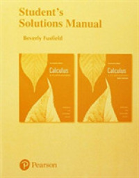 Student Solutions Manual for Calculus & Its Applications and Calculus & Its Applications, Brief Version （14TH）