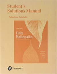 Student Solutions Manual for Finite Mathematics & Its Applications （12TH）