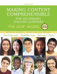 Making Content Comprehensible for Secondary English Learners : The SIOP Model （3RD）