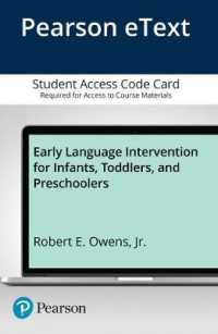 Early Language Intervention for Infants, Toddlers, and Preschoolers Access Card （1 PSC）
