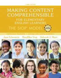 Making Content Comprehensible for Elementary English Learners : The SIOP Model （3RD）