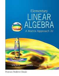 Elementary Linear Algebra (Classic Version) (Pearson Modern Classics for Advanced Mathematics Series) （2ND）