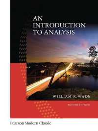 Introduction to Analysis, an (Classic Version) (Pearson Modern Classics for Advanced Mathematics Series) （4TH）