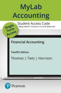 Mylab Accounting with Pearson Etext -- Access Card -- for Financial Accounting （12TH）