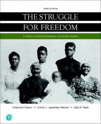 Struggle for Freedom, the : A History of African Americans, Combined Volume （3RD Looseleaf）