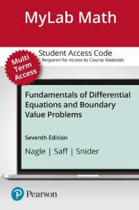 Fundamentals of Differential Equations and Boundary Value Problems (My Math Lab) （7 PSC STU）