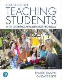 Strategies for Teaching Students with Learning and Behavior Problems - Mylab Education with Pearson Etext Access Card （10 PSC）